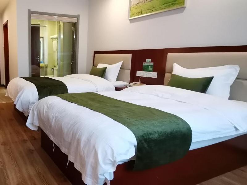 Greentree Inn Anhui Hefei Mengcheng Road Beierhuan Express Hotel Esterno foto