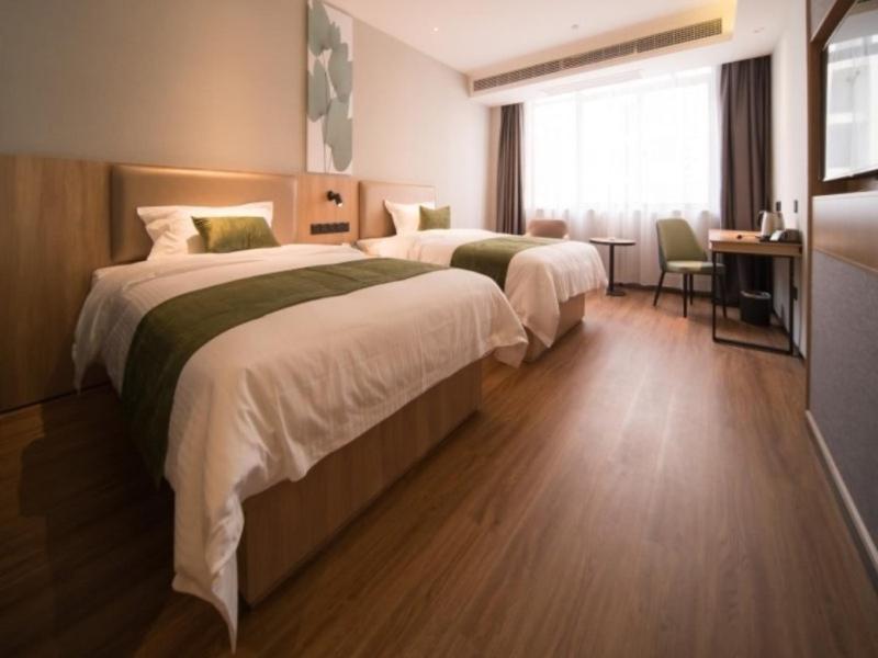 Greentree Inn Anhui Hefei Mengcheng Road Beierhuan Express Hotel Esterno foto